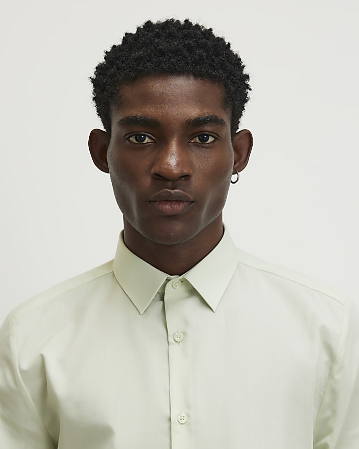 Green Slim Fit Shirt