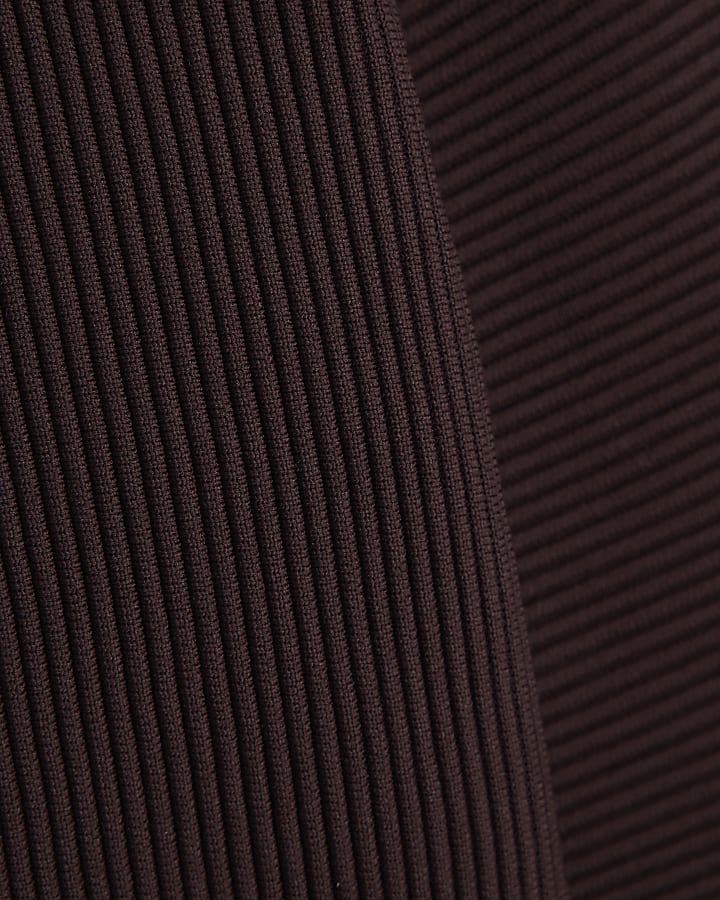 Burgundy Muscle Fit Long Sleeve Jumper