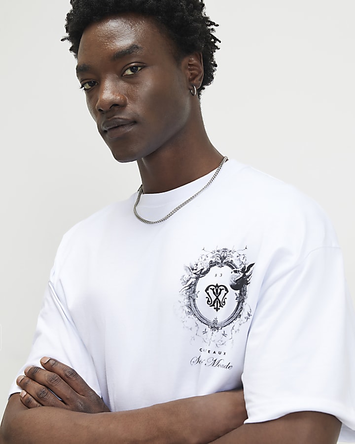 White Societe Monde Cherub T-Shirt