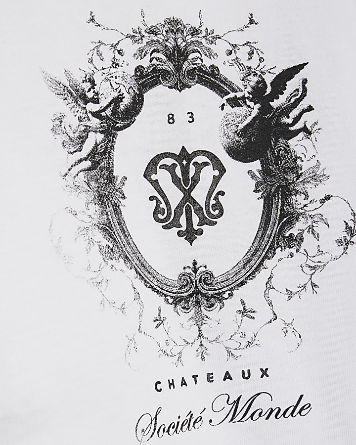 White Societe Monde Cherub T-Shirt