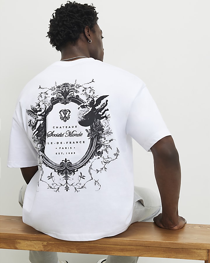 White Societe Monde Cherub T-Shirt