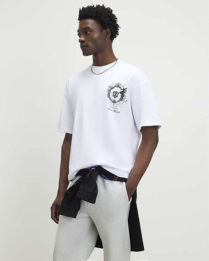 White Societe Monde Cherub T-Shirt