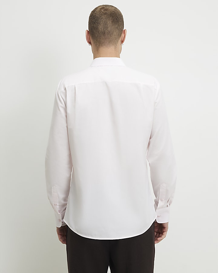Pink Slim Fit Shirt