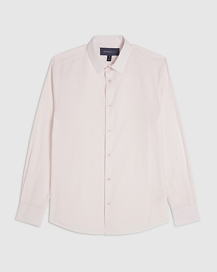 Pink Slim Fit Shirt