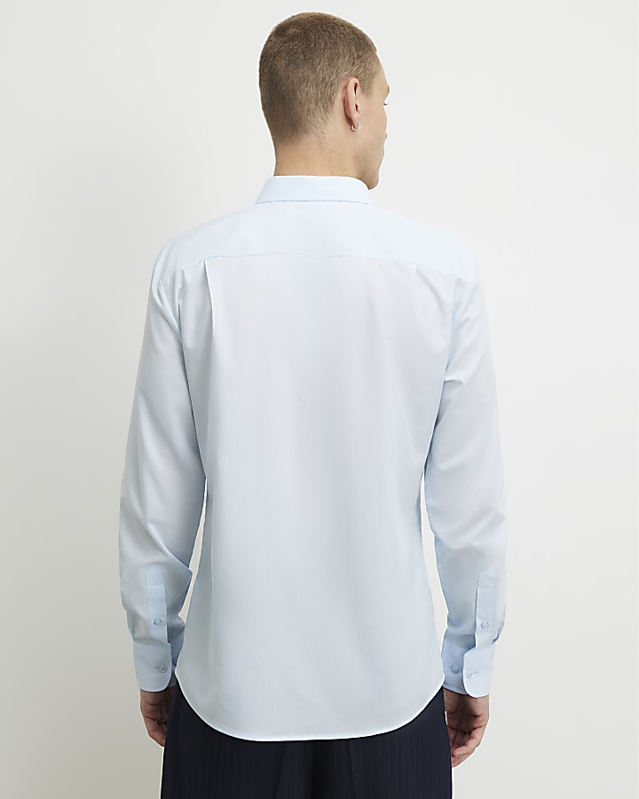 Blue Slim Fit Shirt
