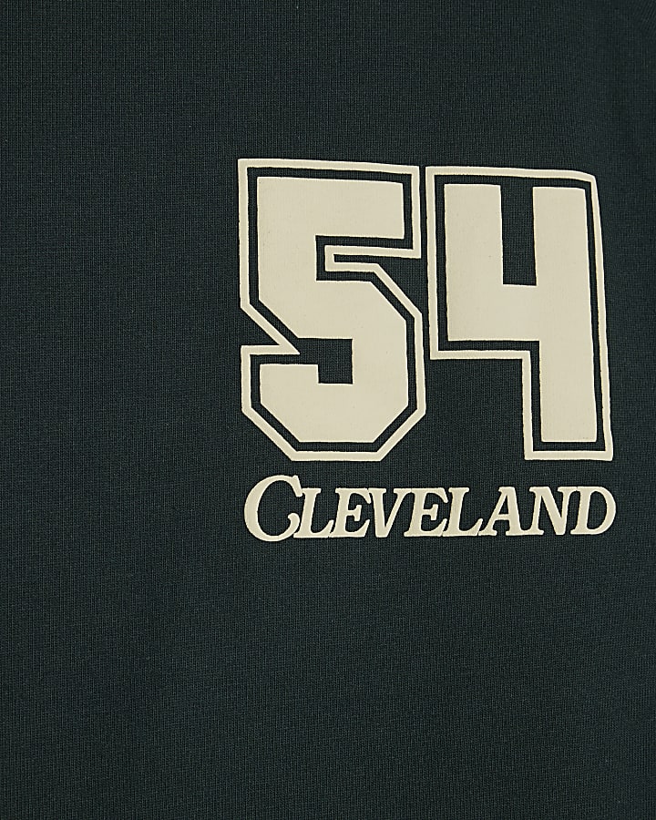 Green Cotton 54 Cleveland Snake T-Shirt