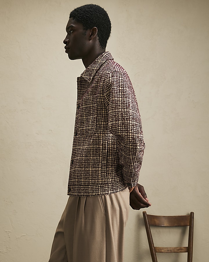 Red Check Western Jacket