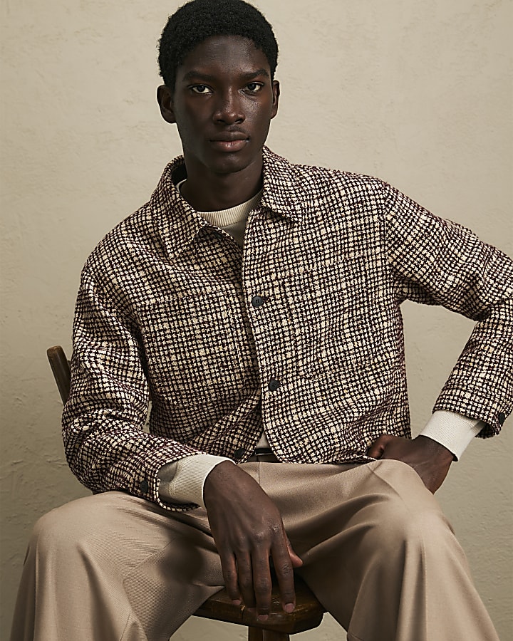 Red Check Western Jacket