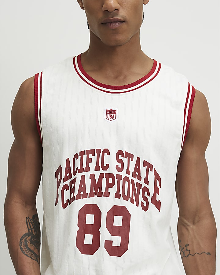 Cream Pacific State Champions Vest