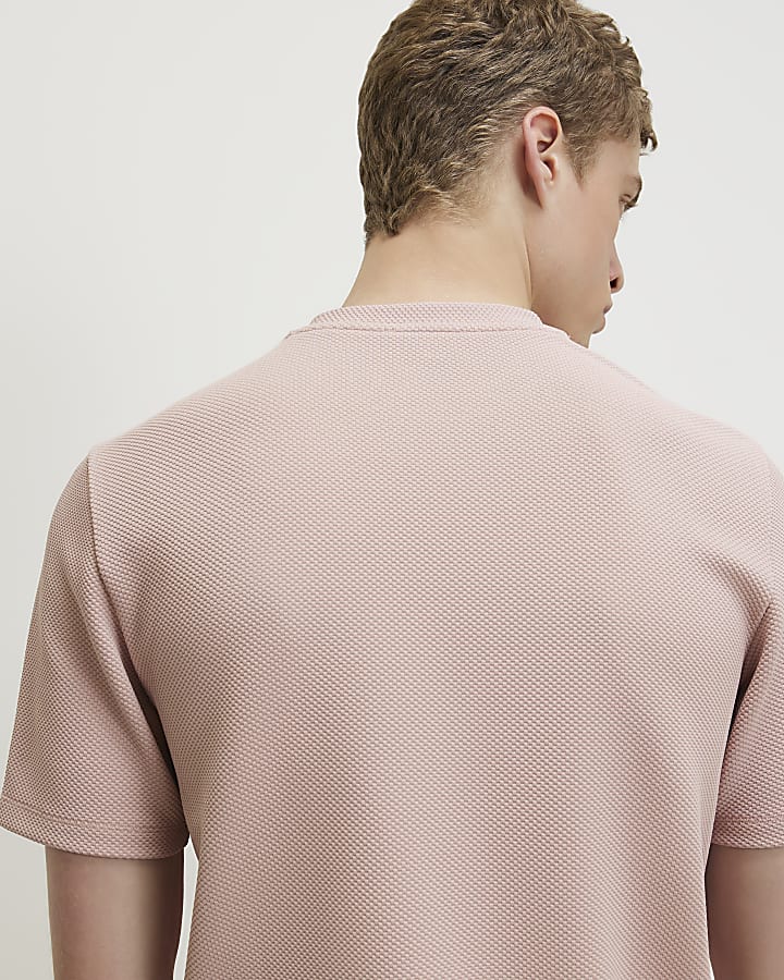 Pink Slim Fit Ame Saint T-Shirt 