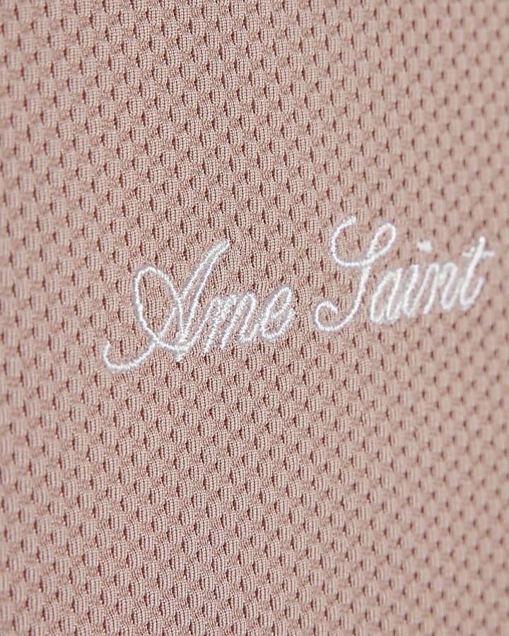 Pink Slim Fit Ame Saint T-Shirt 