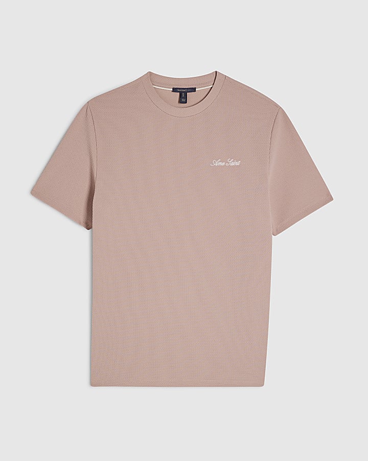 Pink Slim Fit Ame Saint T-Shirt 