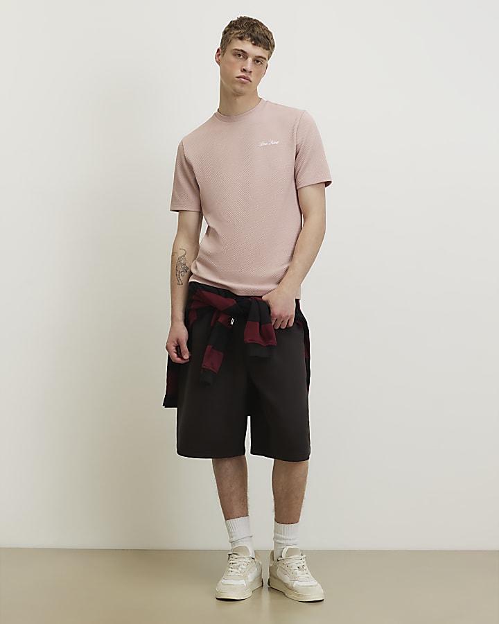 Pink Slim Fit Ame Saint T-Shirt 