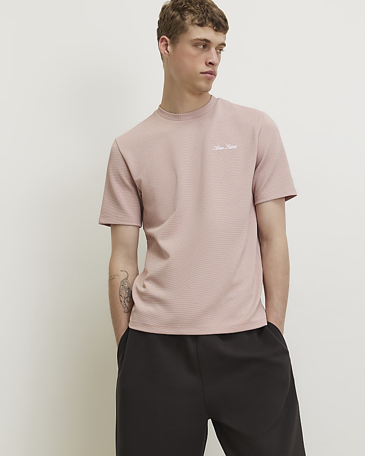 Pink Slim Fit Ame Saint T-Shirt 