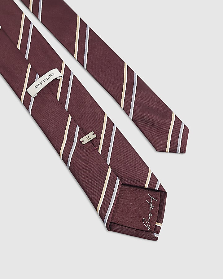 Red Striped Tie