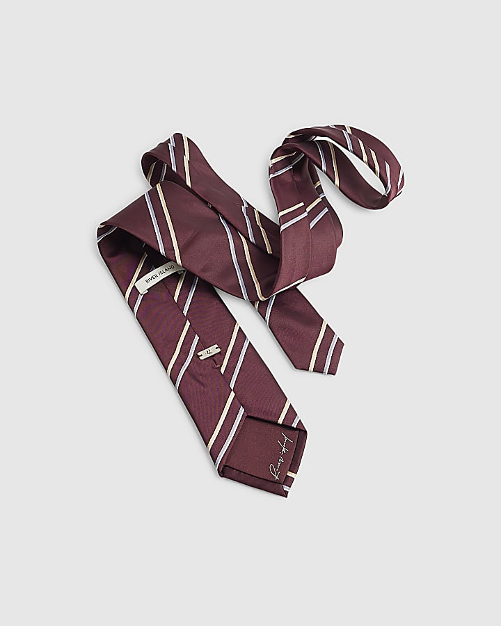 Red Striped Tie
