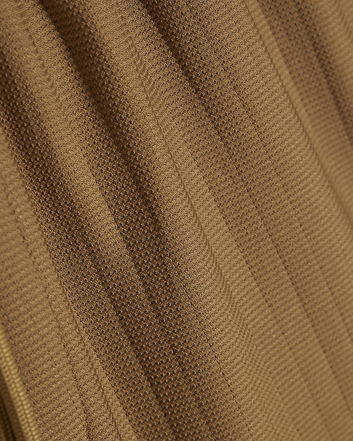 Brown Regular Fit Shorter Length Shorts