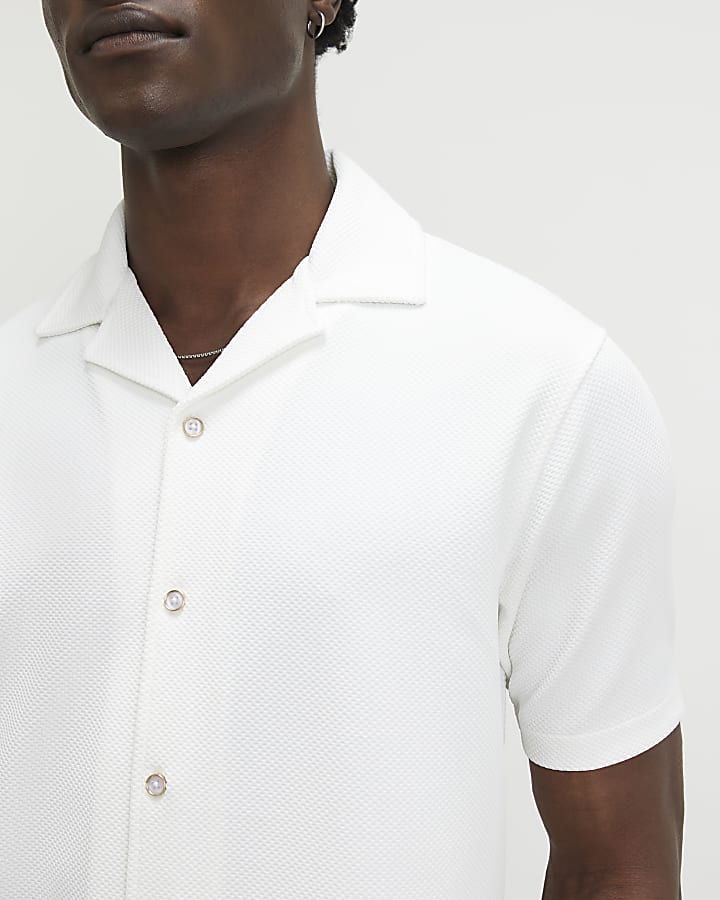 White Regular Fit Shirt