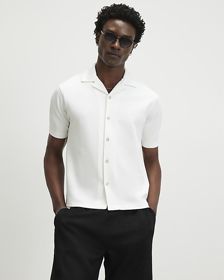 White Regular Fit Shirt