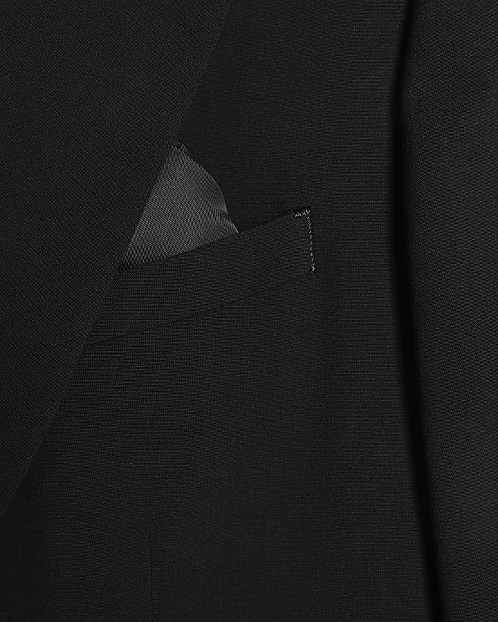 Black Regular Fit Suit Jacket