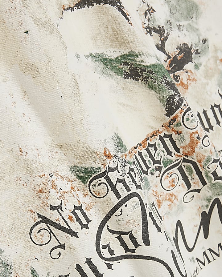 White Double Layered Renaissance T-Shirt