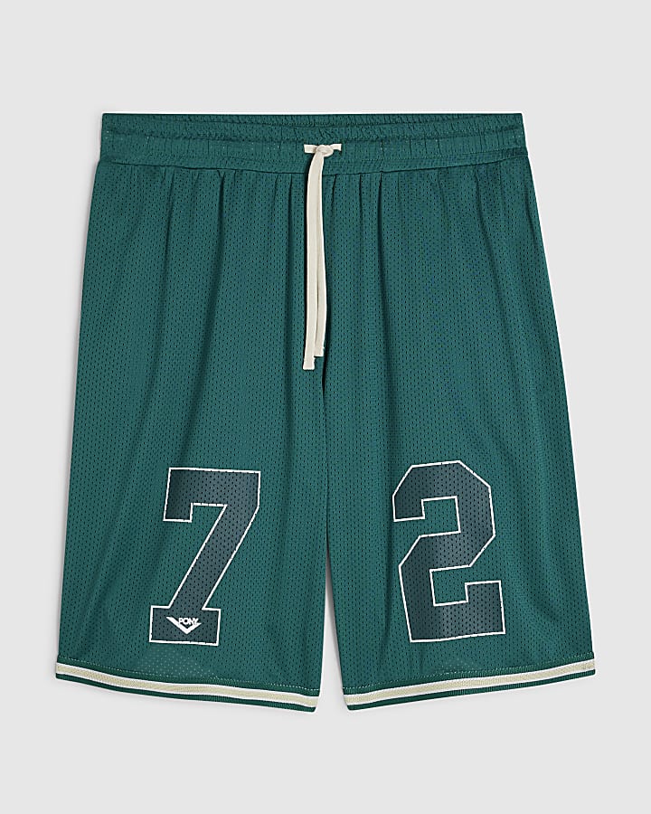 Green Mesh 72 Jort Shorts