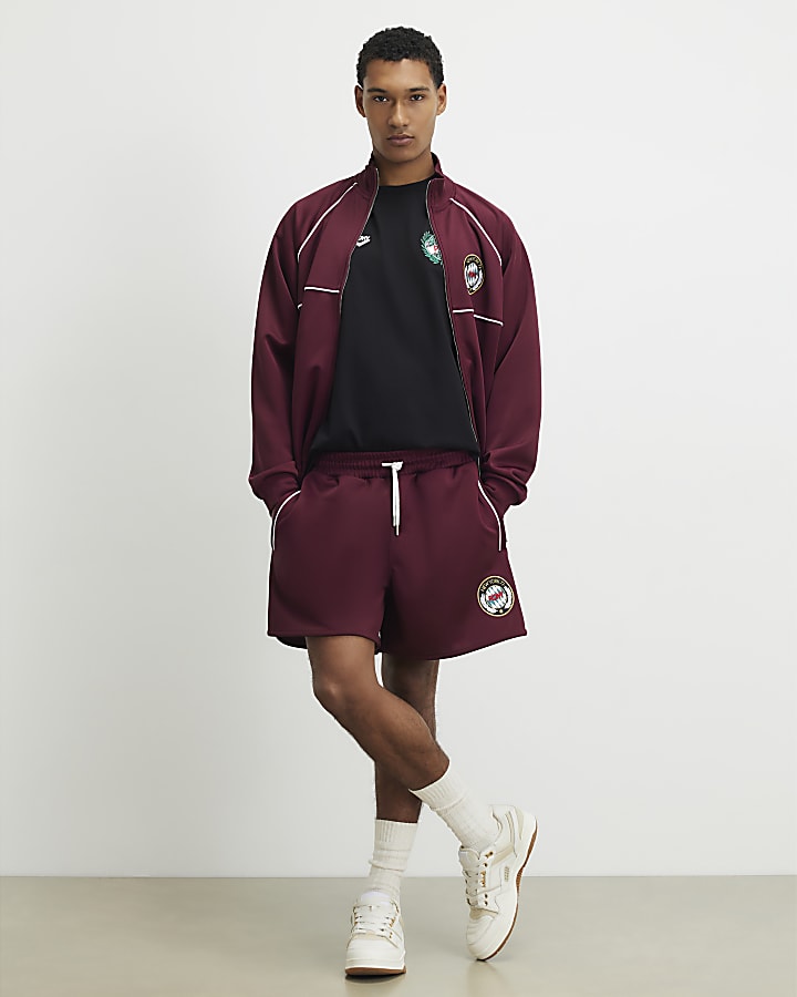 Black Oversized Circle Crest T-Shirt