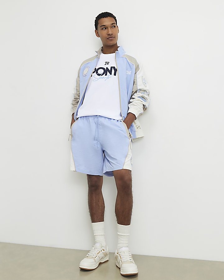 White Oversized Crest T-Shirt