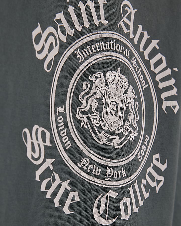 Grey Saint Antoine Crest T-Shirt