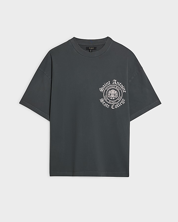 Grey Saint Antoine Crest T-Shirt