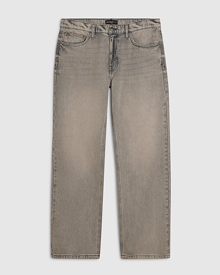 Grey Loose Fit Archive Dept Jeans