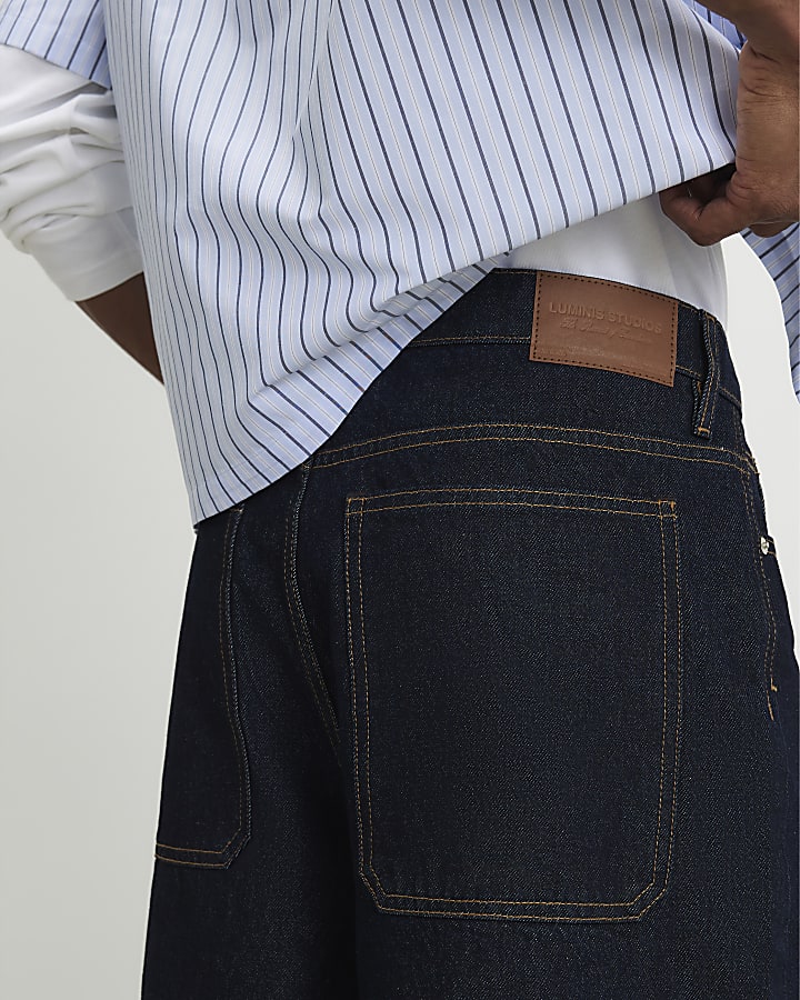 Blue Striped Sanctuare Badged Shirt