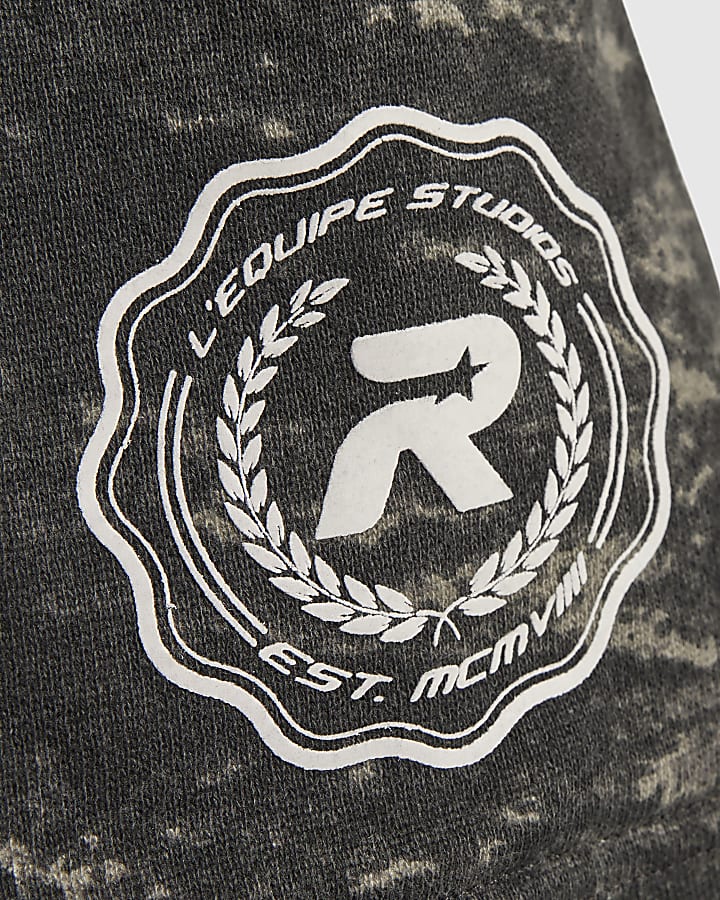 Black Camouflage Cargo Shorts