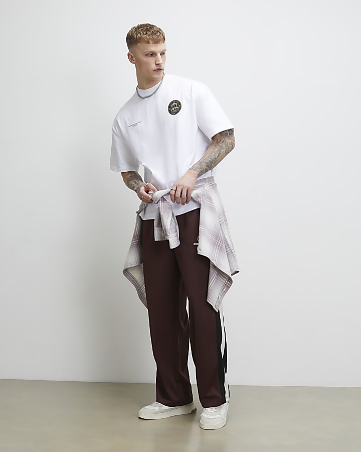 White Oversized Fit London City T-Shirt