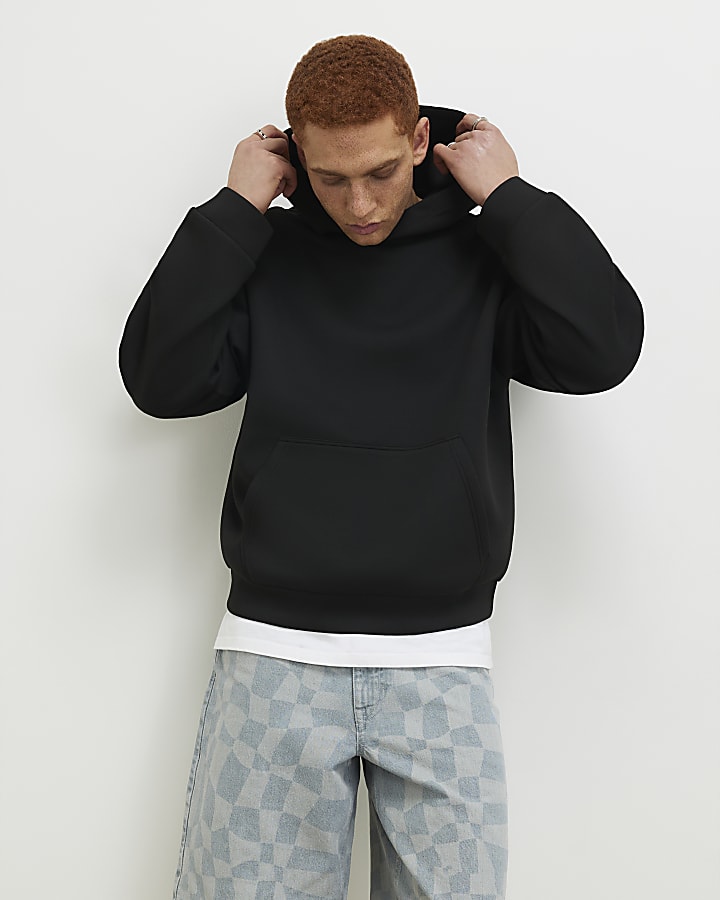 Black Oversized Fit Hoodie
