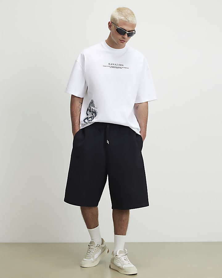White Cotton Kanazawa Dragon T-Shirt