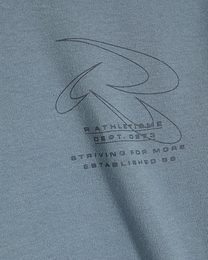 Blue Regular Fit Athletisme T-shirt