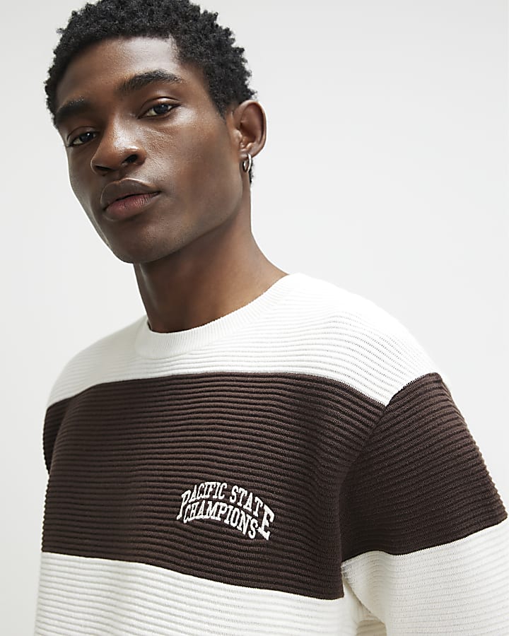 Brown Ottoman Stripe State Champion T-Shirt