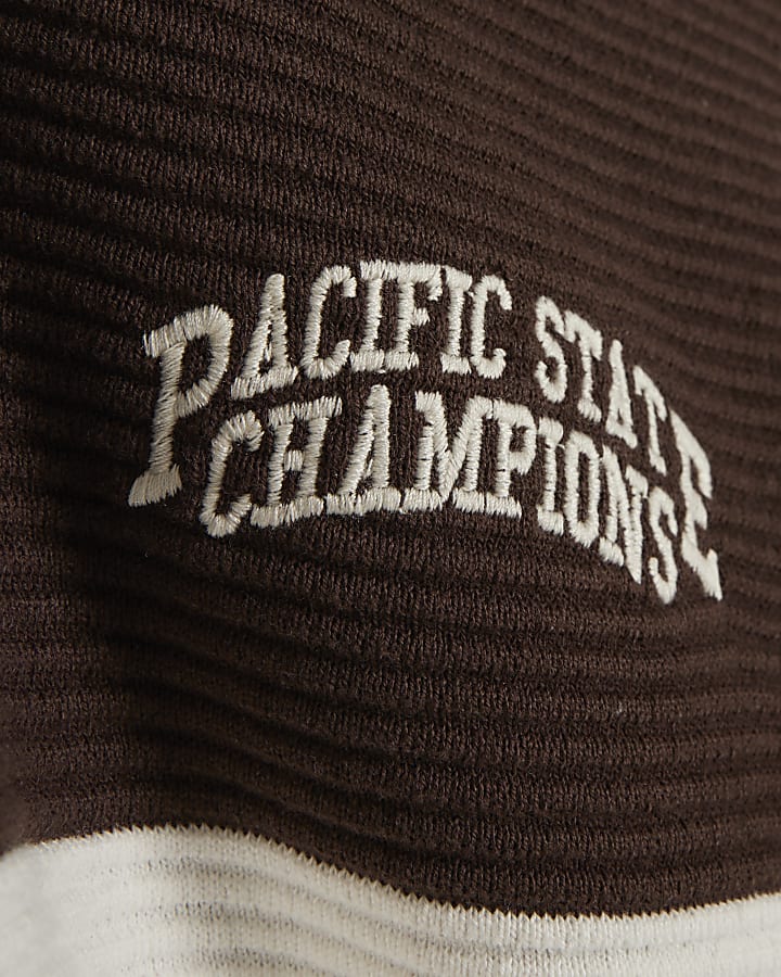 Brown Ottoman Stripe State Champion T-Shirt