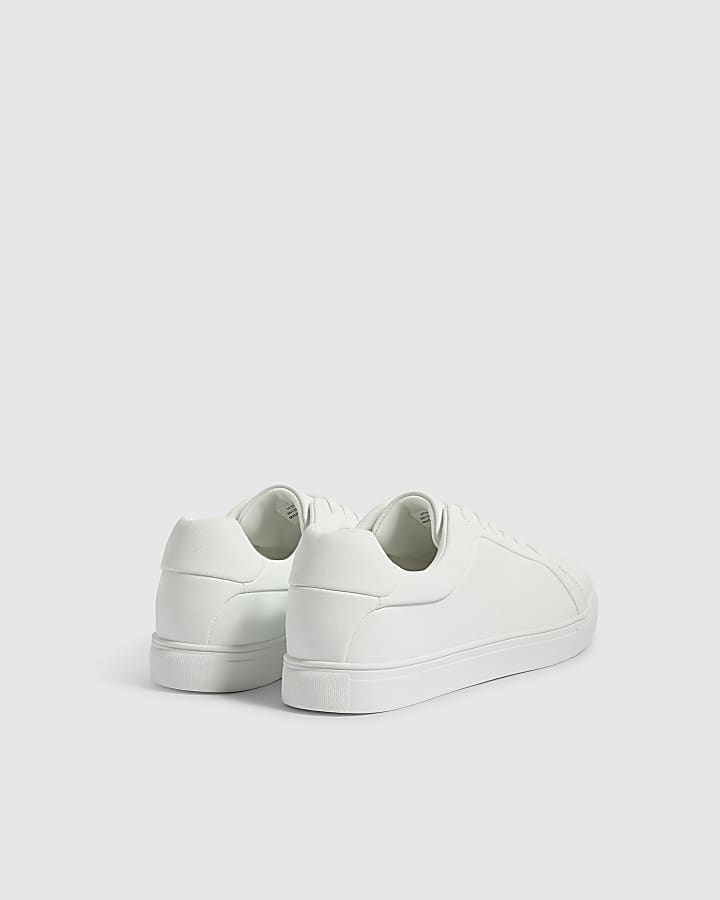 White Texture Trainers
