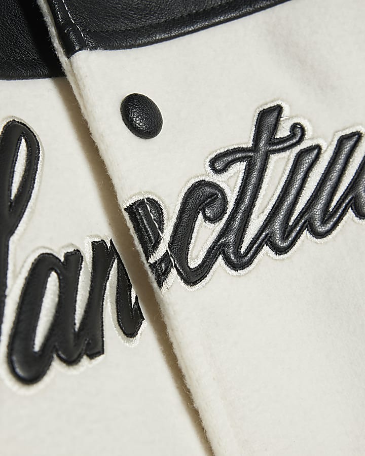 Black Club House Varsity Jacket