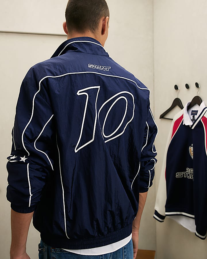 Blue Track Jacket
