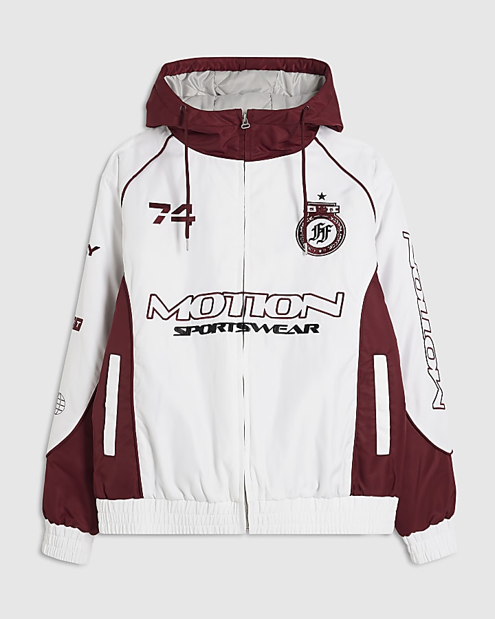 White Motion Sportswear Jacket