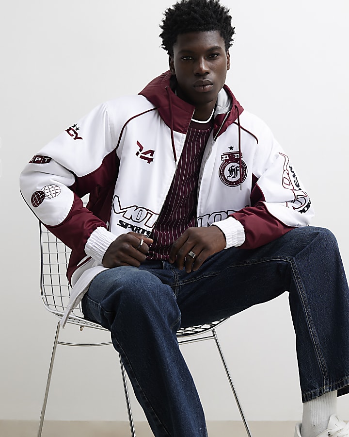 White Motion Sportswear Jacket