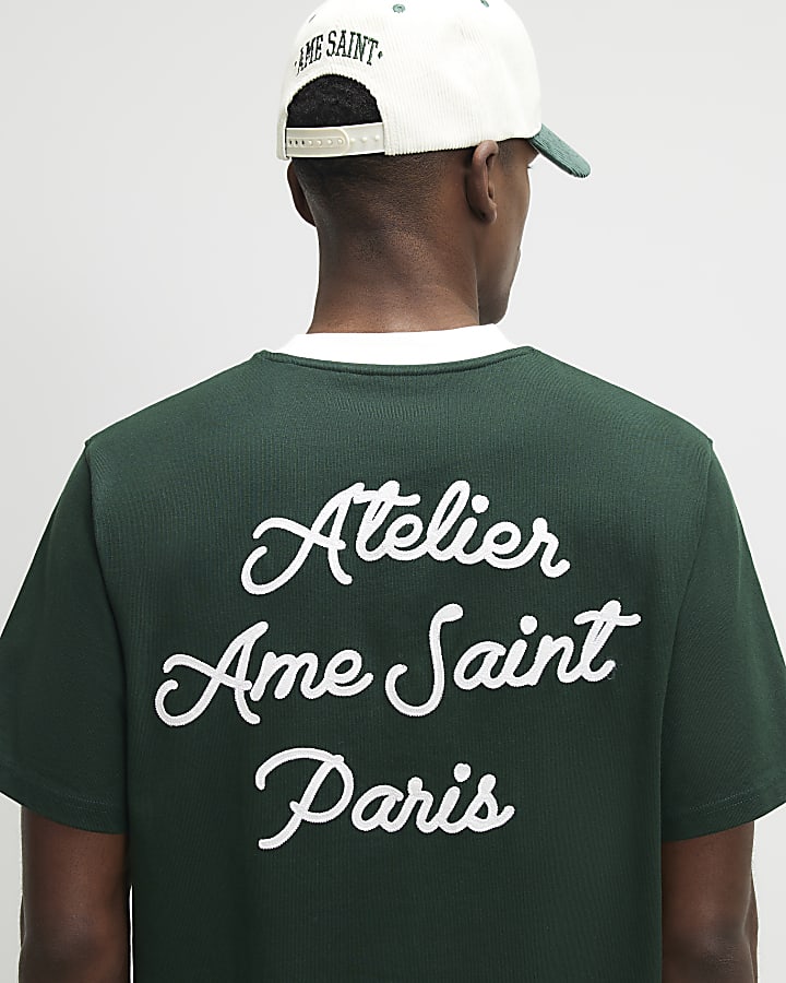 Green Cotton Ame Saint Ringer T-Shirt