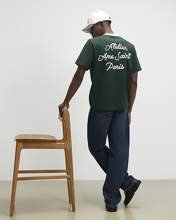 Green Cotton Ame Saint Ringer T-Shirt