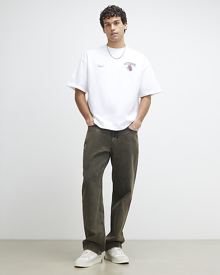 White Oversized Legacy Made Boxing T-Shirt