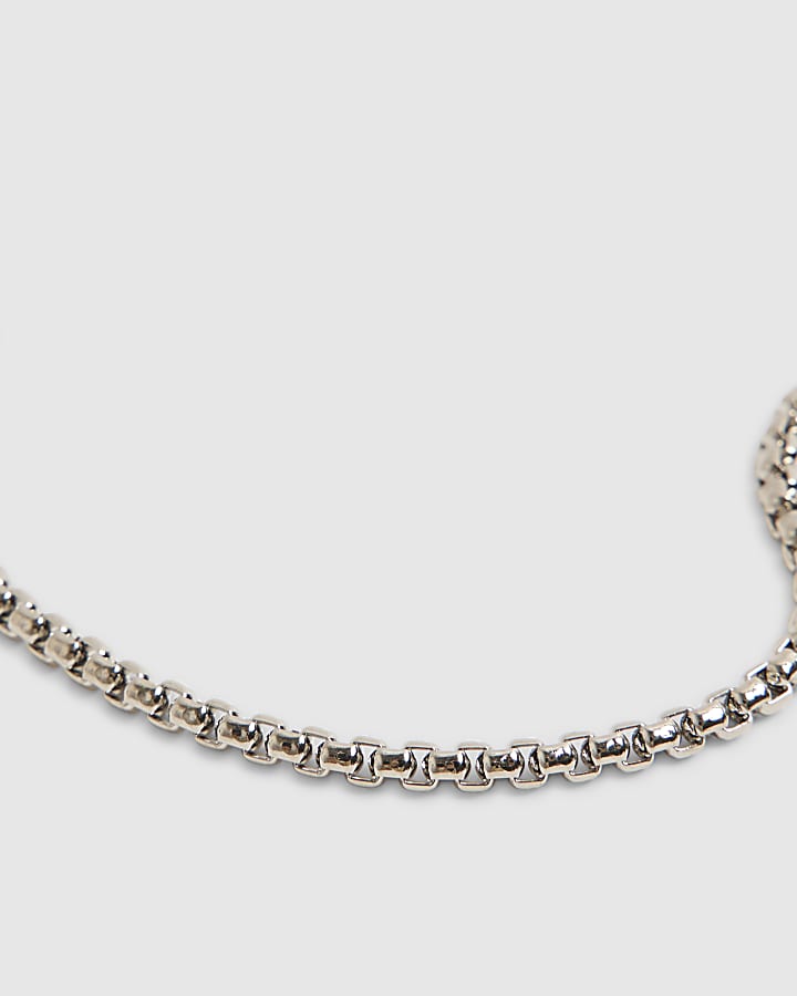 Silver Box Chain Necklace
