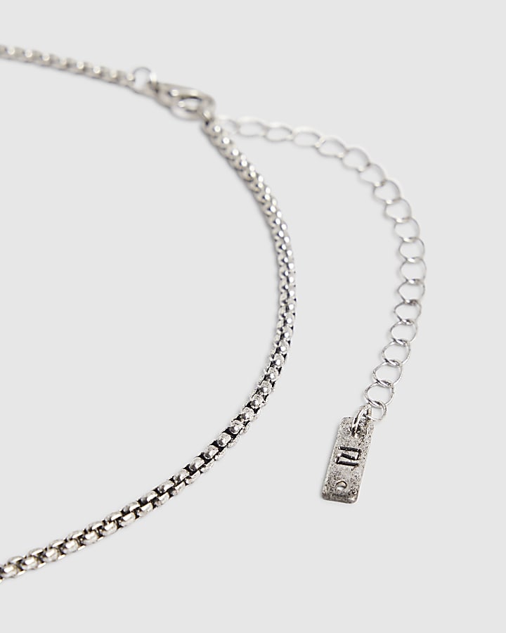Silver Lions Pendant Necklace