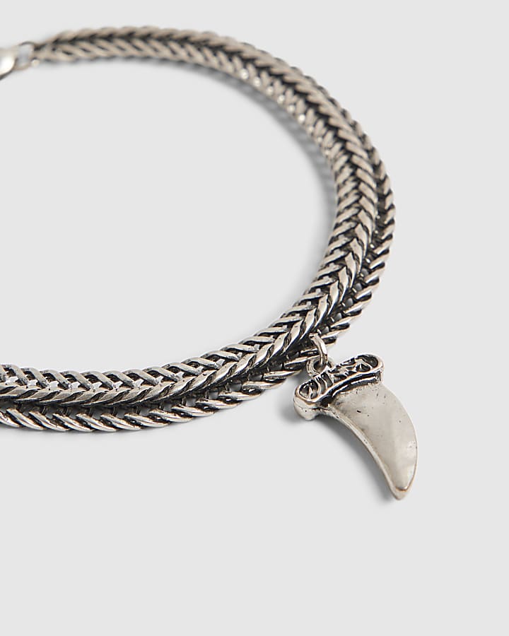 Silver Shark Tooth Bracelet